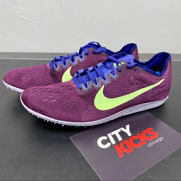 Nike Matumbo 3 Track Running Spikes Purple Volt - Picture 2 of 7